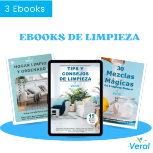 Ebooks tips y consejos de limpieza veral, 30 mezclas mágicas de limpieza natural y hogar limpio y ordenado